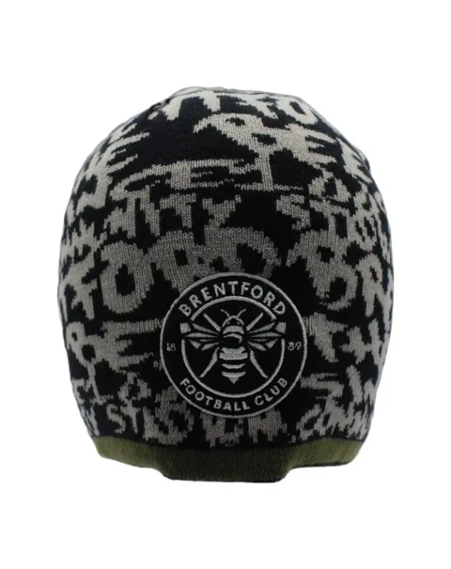 Brentford  Junior Graffiti Beanie Collection - Brentford Football Shirts & Shoes