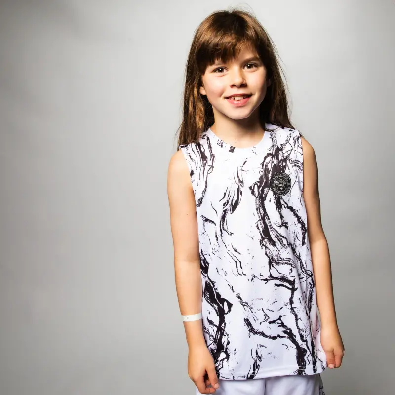 Brentford Junior Marble Sleeveless Poly Tee-2400013 Collection - Brentford Football Shirts & Shoes