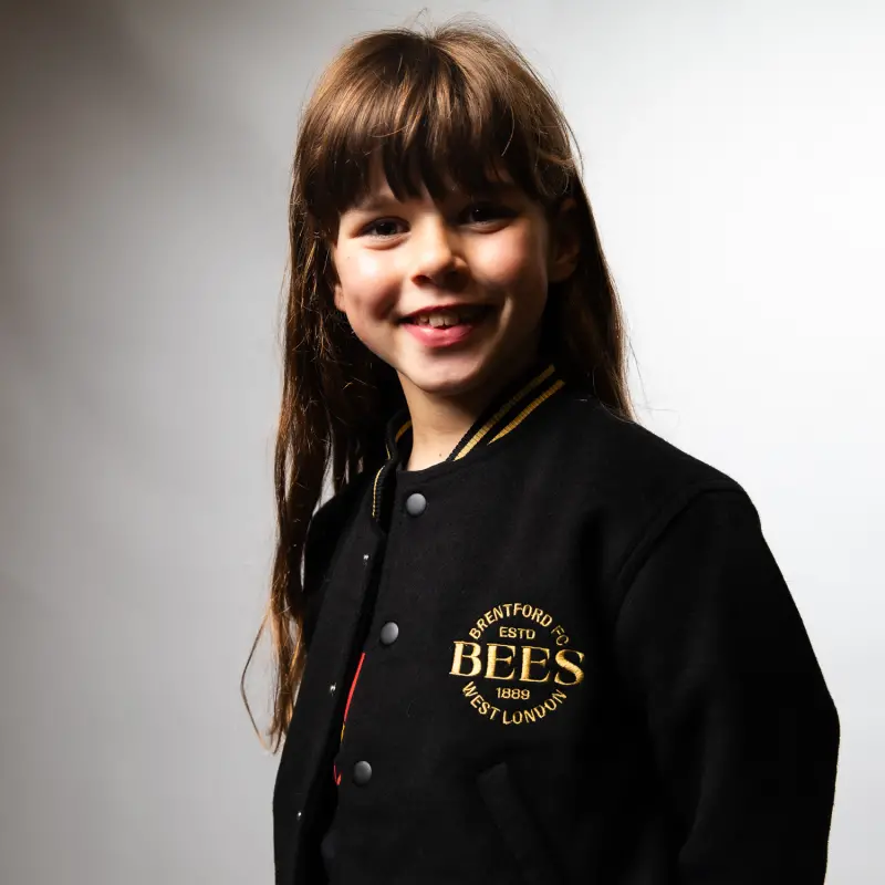 Brentford Junior  West London Varsity Jacket-2400186 Collection - Brentford Football Shirts & Shoes
