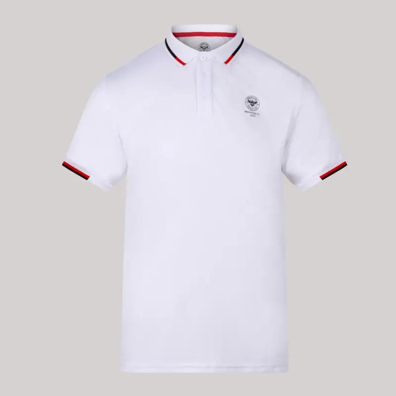 Brentford Premium Crest Golf Polo-2400250 Collection - Brentford Football Shirts & Shoes
