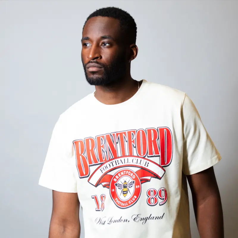 Brentford West London Crest Tee-2400198 Collection - Brentford Football Shirts & Shoes