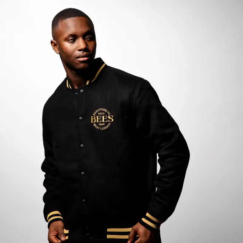 Brentford West London Varsity Jacket-2400185 Collection - Brentford Football Shirts & Shoes