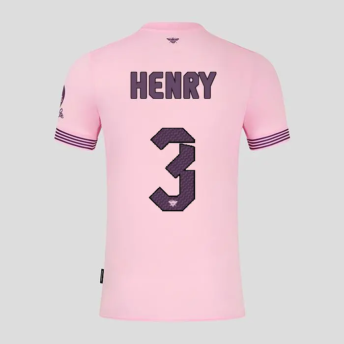 Brentford Womens Away Shirt 24/25 HENRY 3-2425/4260-2400335-RICO HENRY 3 Collection - Brentford Football Shirts & Shoes