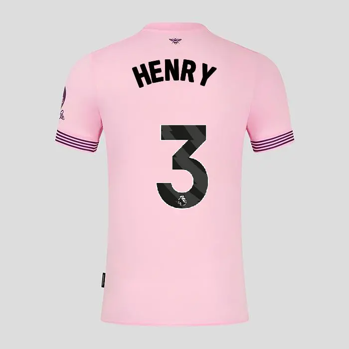 Brentford Womens Away Shirt 24/25 HENRY 3-2425/4261-2400335-RICO HENRY 3 Collection - Brentford Football Shirts & Shoes