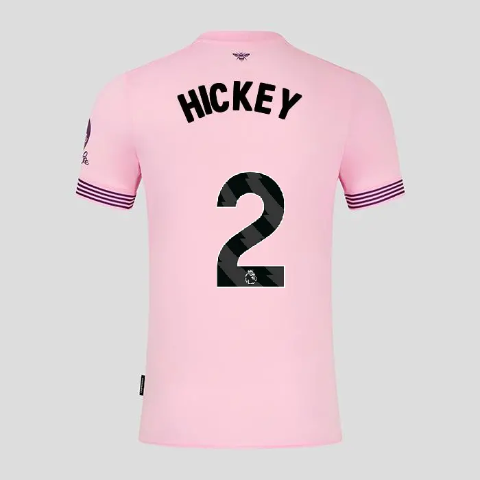 Brentford Womens Away Shirt 24/25 HICKEY 2-2425/4258-2400335-AARON HICKEY 2 Collection - Brentford Football Shirts & Shoes