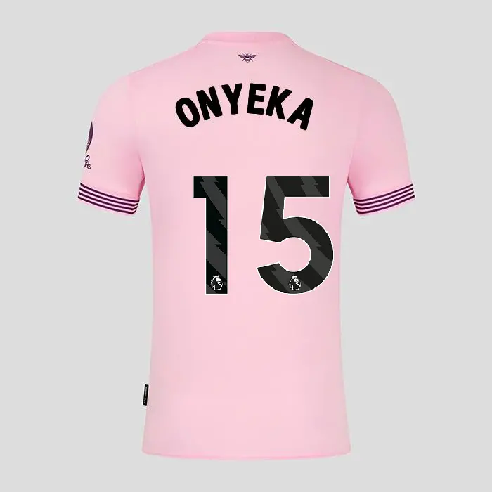 Brentford Womens Away Shirt 24/25 ONYEKA 15-2425/4288-2400335-FRANK ONYEKA 15 Collection - Brentford Football Shirts & Shoes