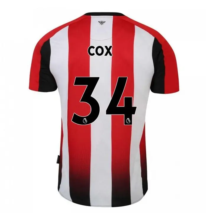 Brentford Womens Limited Edition Match Shirt COX 34-2300704-34 Collection - Brentford Football Shirts & Shoes