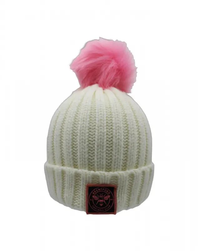 Brentford Womens Ribbed Beanie Collection - Brentford Football Shirts & Shoes