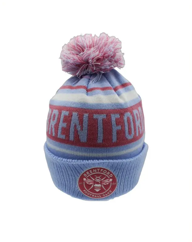 Brentford Womens Text Beanie 22 Collection - Brentford Football Shirts & Shoes