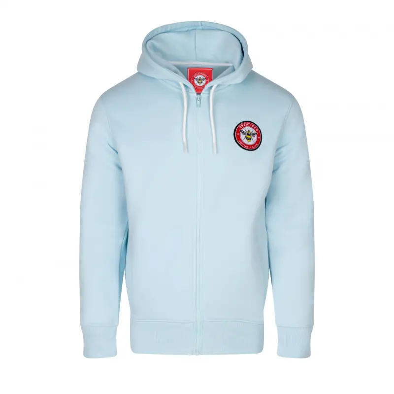 Essentials Crest Full Zip Hoody-2400023 Collection - Brentford Football Shirts & Shoes