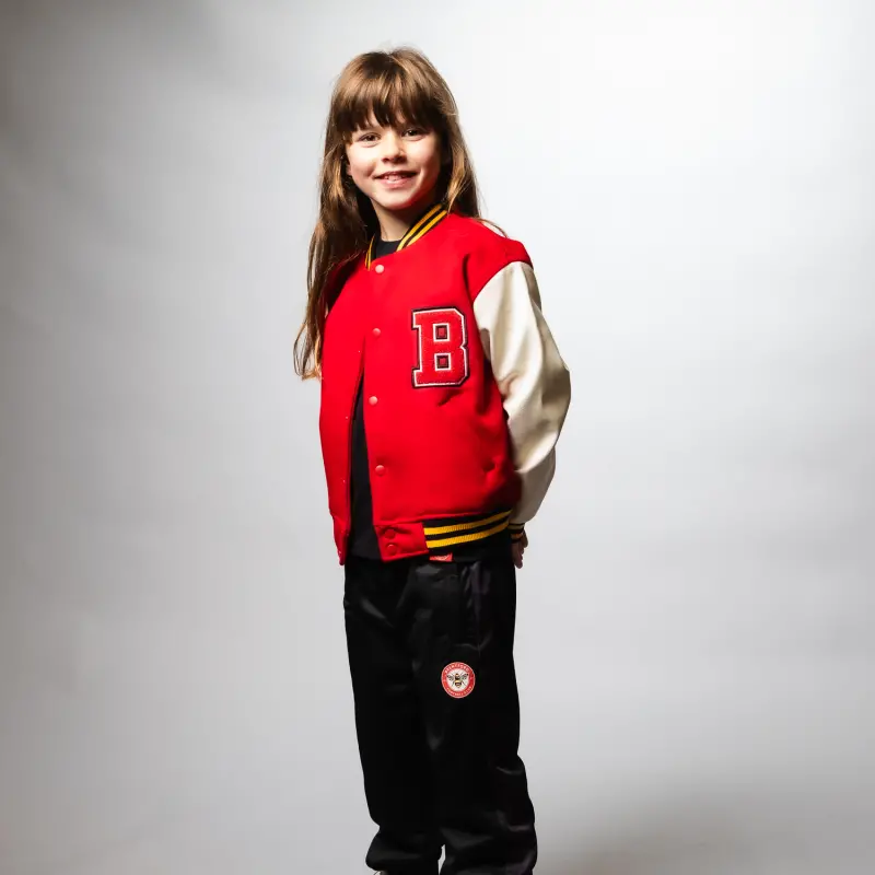 Junior Kings of West London Varsity Jacket-2400205 Collection - Brentford Football Shirts & Shoes