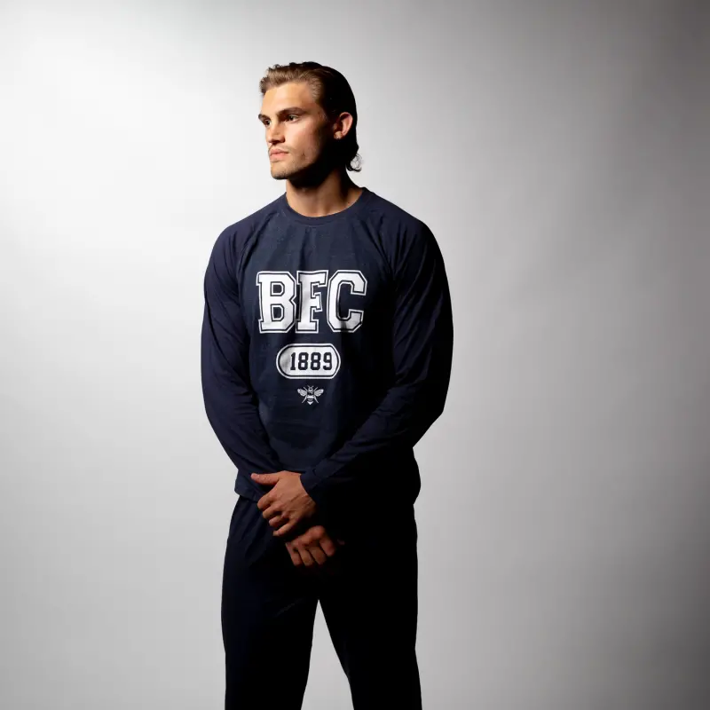 Mens BFC Pyjama Set-2300090 Collection - Brentford Football Shirts & Shoes