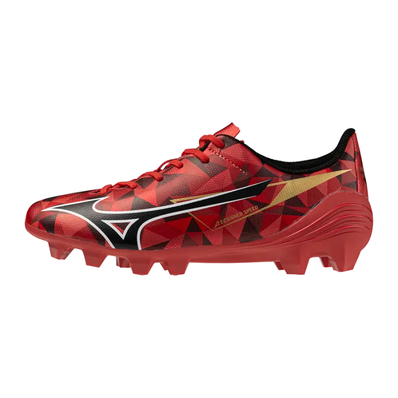 Mizuno MIZUNO A II SELECT JR MORELIA 40th Red/Black/Gold-P1GB256560 Collection - Brentford Football Shirts & Shoes