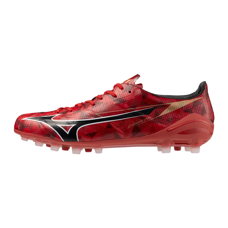Mizuno MIZUNO ALPHA II JAPAN AG MORELIA 40th Red/Black/Gold-P1GA256160 Collection - Brentford Football Shirts & Shoes