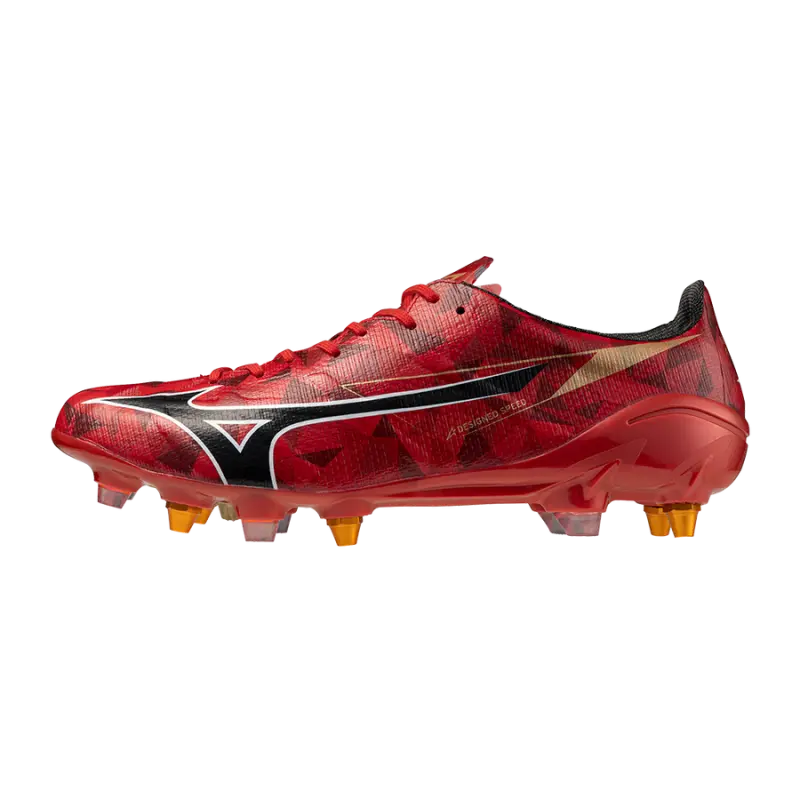Mizuno MIZUNO ALPHA II JAPAN MIX MORELIA 40th Red/Black/Gold-P1GC256060 Collection - Brentford Football Shirts & Shoes