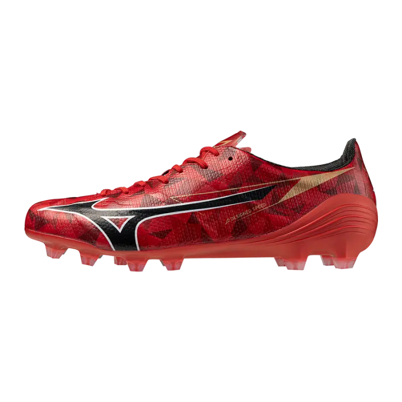 Mizuno MIZUNO ALPHA II JAPAN MORELIA 40th Red/Black/Gold-P1GA256060 Collection - Brentford Football Shirts & Shoes
