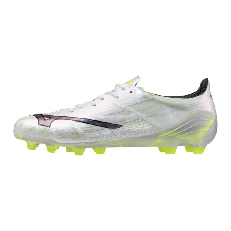 Mizuno MIZUNO ALPHA II JAPAN White/Black Iridescent/Black-P1GA256009 Collection - Brentford Football Shirts & Shoes