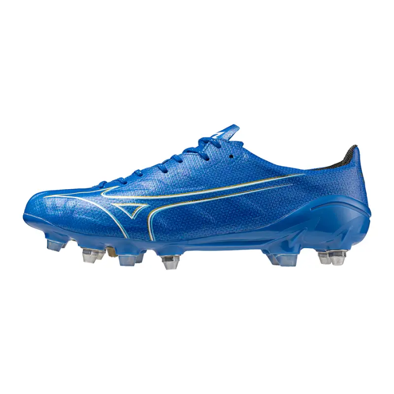 Mizuno MIZUNO ALPHA JAPAN MIX Laser Blue/White/Gold-P1GC246027 Collection - Brentford Football Shirts & Shoes