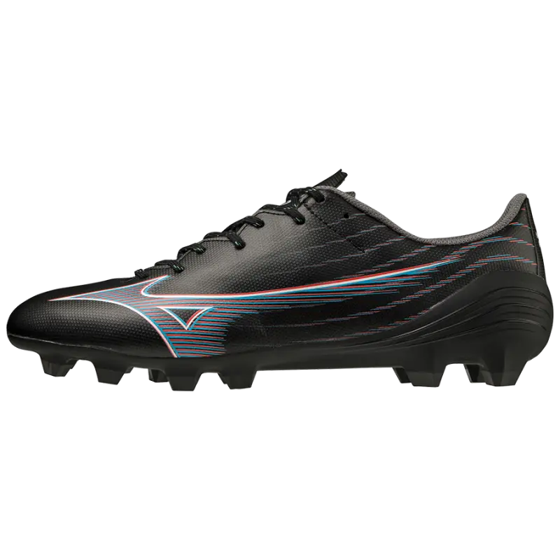 Mizuno MIZUNO ALPHA SELECT Black/Ignition Red/801 C-P1GA236501 Collection - Brentford Football Shirts & Shoes