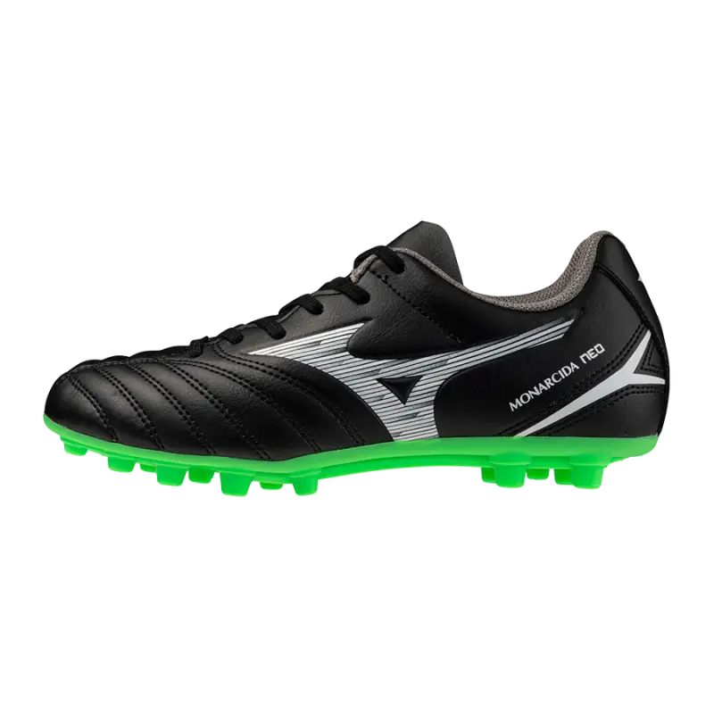 Mizuno MONARCIDA NEO III SELECT Jr AG Black/Neon Green-P1GB252602 Collection - Brentford Football Shirts & Shoes