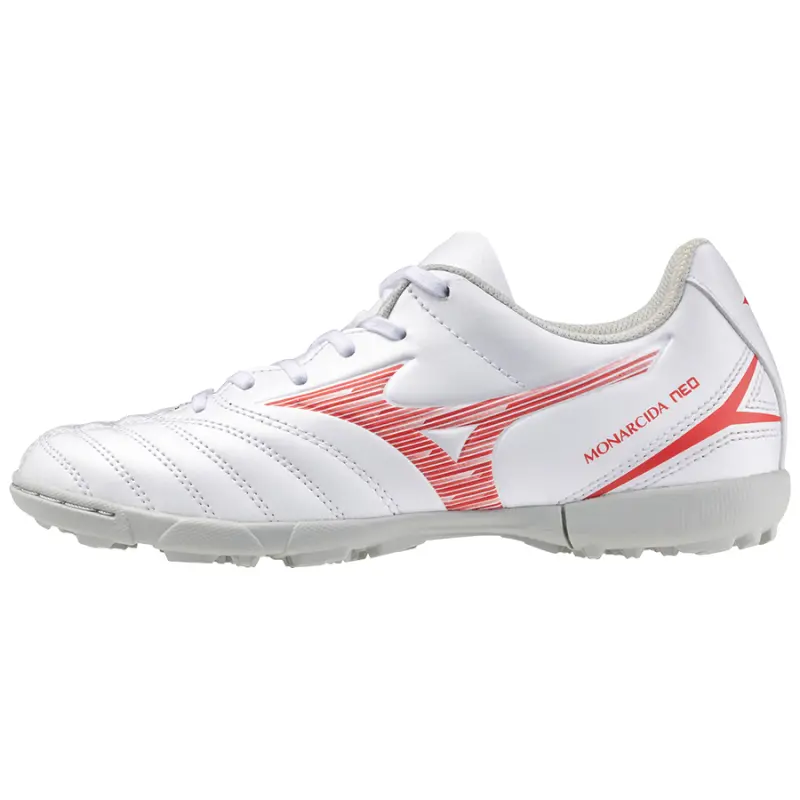 Mizuno MONARCIDA NEO III SELECT Jr AS White/Radiant Red-P1GE242560 Collection - Brentford Football Shirts & Shoes Mizuno MONARCIDA NEO III SELECT Jr AS White/Radiant Red-P1GE242560 Collection - Brentford Football Shirts & Shoes