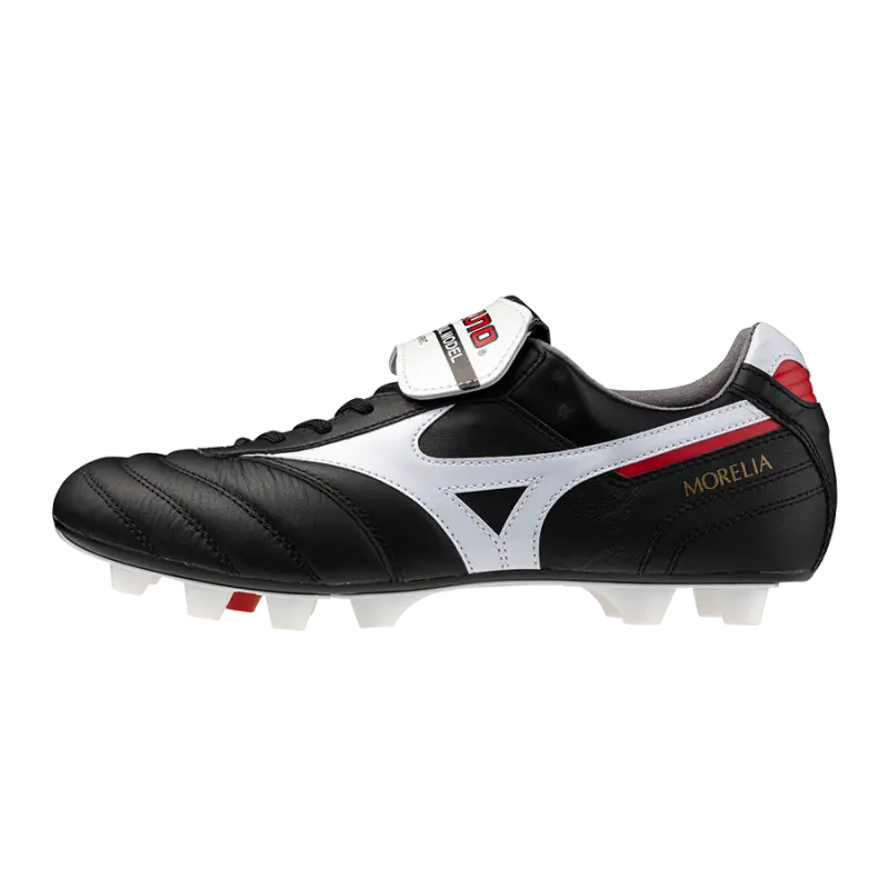 Mizuno MORELIA II JAPAN Black/White/Chinese Red-P1GA250001 Collection - Brentford Football Shirts & Shoes