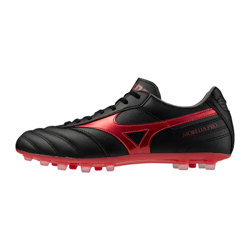 Mizuno MORELIA II PRO AG Black/MORELIA 40th Red/Black Sand-P1GA250700 Collection - Brentford Football Shirts & Shoes