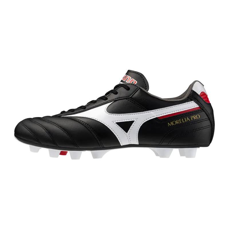 Mizuno MORELIA II PRO Black/White/Chinese Red-P1GA250601 Collection - Brentford Football Shirts & Shoes