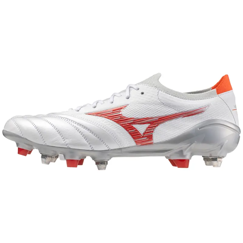 Mizuno MORELIA NEO IV BETA JAPAN MIX White/Radiant Red/ Hot Coral-P1GC244060 Collection - Brentford Football Shirts & Shoes