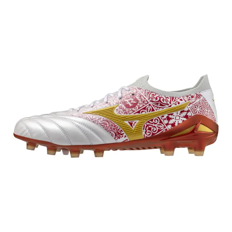 Mizuno MORELIA NEO IV Beta SR4 JAPAN White/Gold/High Risk Red-P1GA249804 Collection - Brentford Football Shirts & Shoes
