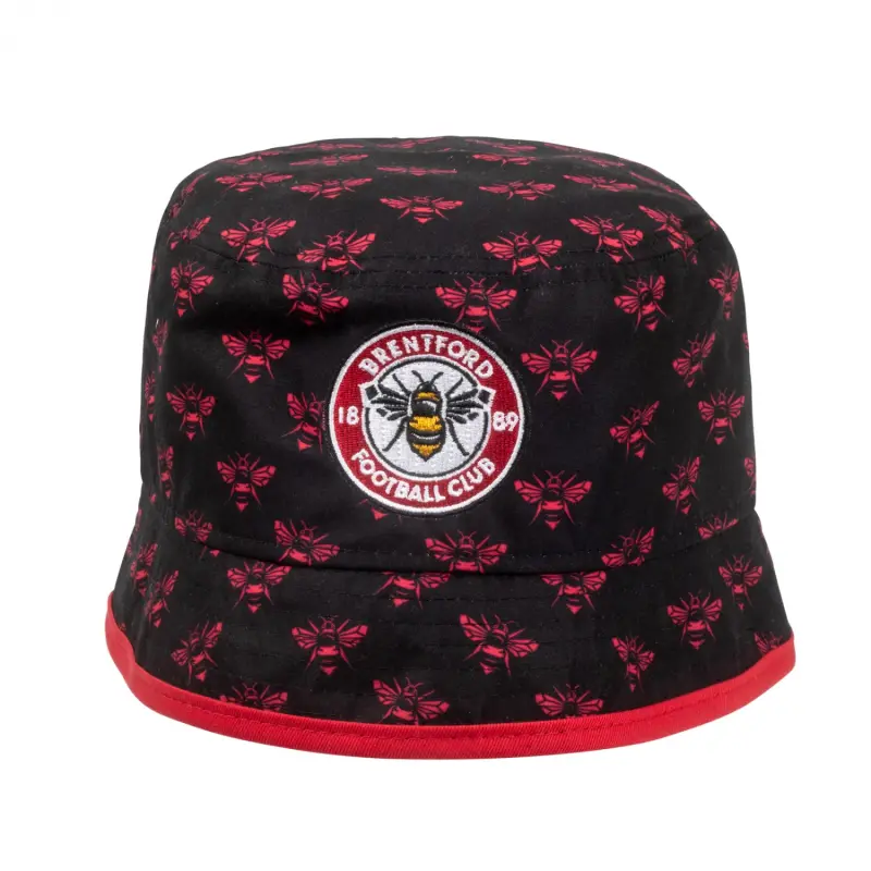 Multi Bee Reversible Crest Bucket Hat Collection - Brentford Football Shirts & Shoes