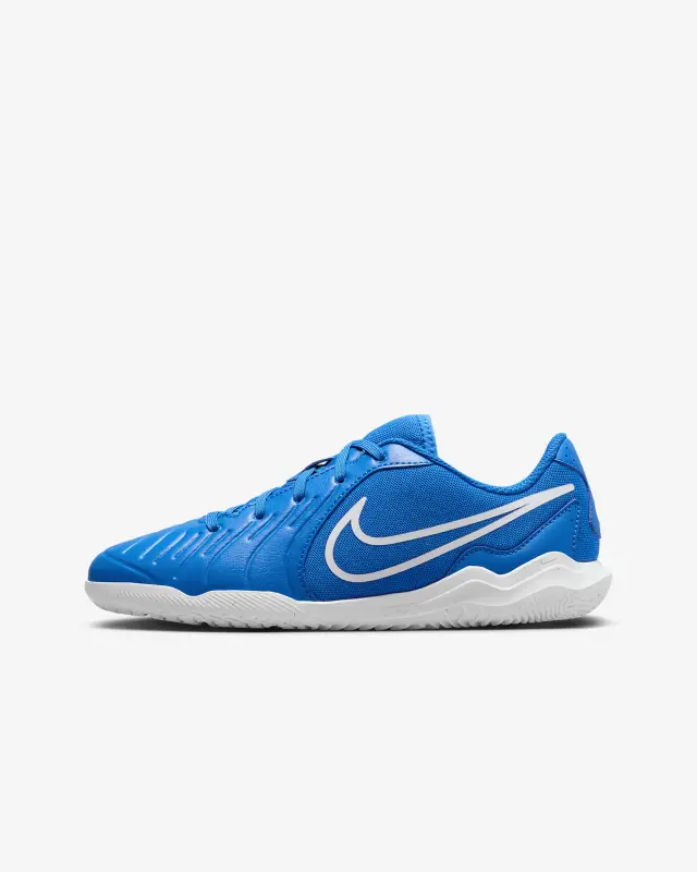 Nike Jr. Tiempo Legend 10 Club Soar/White Little/Big Kids Indoor/Court Low-Top Soccer Shoes-DV4354-400 Collection - Brentford Football Shirts & Shoes