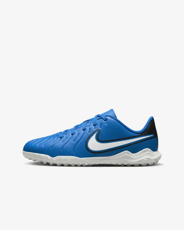 Nike Jr. Tiempo Legend 10 Club Soar/White Little/Big Kids Turf Low-Top Soccer Shoes-DV4355-400 Collection - Brentford Football Shirts & Shoes