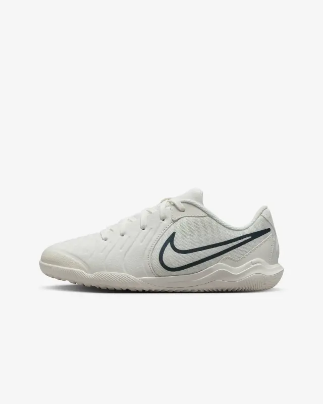 Nike Jr. Tiempo Pearl Legend 10 Academy Sail/Dark Atomic Teal Little/Big Kids IC Soccer Shoes-FN6591-100 Collection - Brentford Football Shirts & Shoes