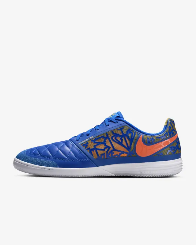 Nike Lunargato 2 Racer Blue/Hyper Crimson IC Low-Top Soccer Shoes-HV4017-400 Collection - Brentford Football Shirts & Shoes