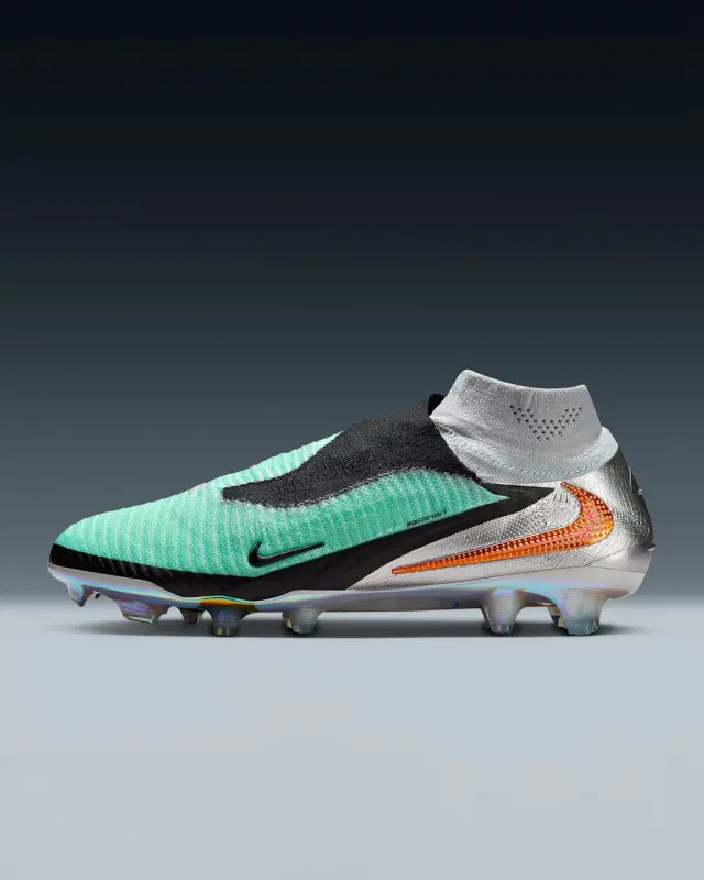 Nike Phantom 6 High Elite FG Chrome Black-IH3735-001 Collection - Brentford Football Shirts & Shoes