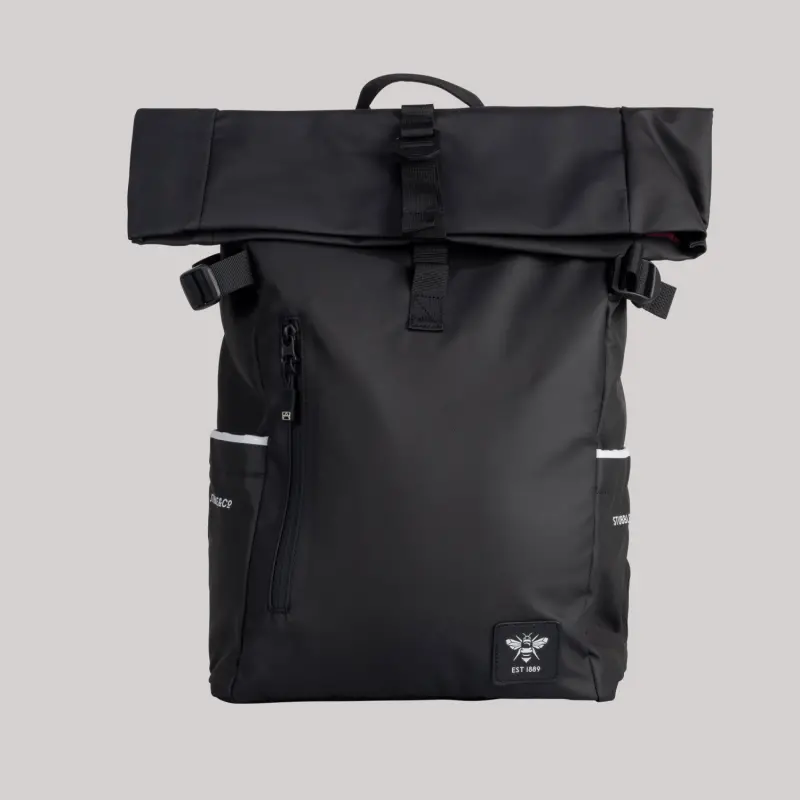Oxford & Cambridge Black Lined Roll Top Bag Collection - Brentford Football Shirts & Shoes