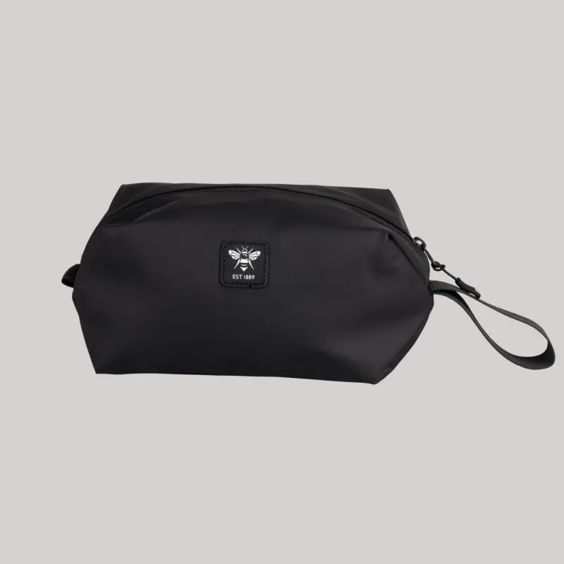 Oxford & Cambridge Black lined Wash Bag Collection - Brentford Football Shirts & Shoes