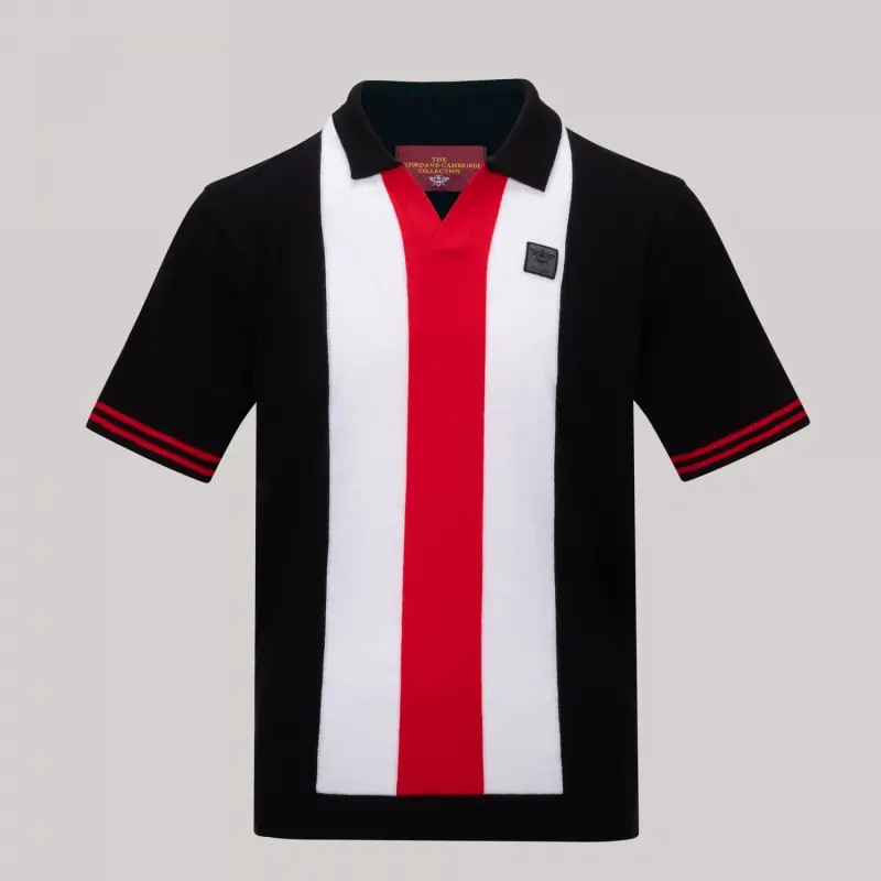 Oxford & Cambridge Stripe Collar Polo-2500042 Collection - Brentford Football Shirts & Shoes