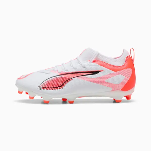 Puma Ultra 5 Match FG/AG White / Black (GS)-108167-01 Collection - Brentford Football Shirts & Shoes